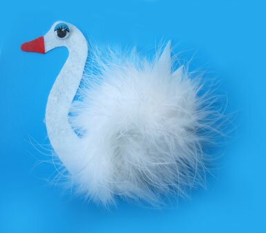 Пушистый лебедь